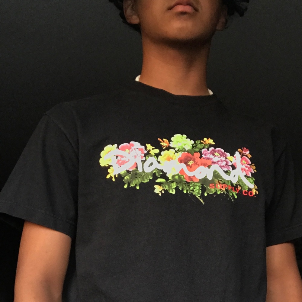 Diamond Flowers T-shirt